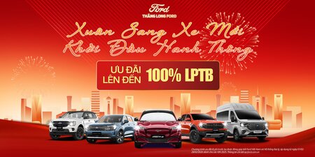 ƯU ĐÃI MỪNG XUÂN BÍNH NGỌ, MUA FORD NGAY